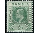 SG45a. 1902 1/2d Green. 'Dented Frame'. Very fine fresh mint...