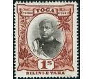 SG50a. 1897 1/- Black and red-brown. No hyphen before "TAHA". Su