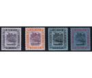 SG43-46. 1908 25c to $1. Superb fresh mint...