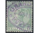 SG Z1. 1889 1/2d Yellow-green of Jamaica. Superb used...