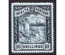 SG35. 1899 10/- Blue-black. Beautifully centred fresh mint...