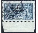 SG21. 1922 10/- Dull grey-blue. Very attractive used example...