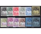 SG10-20. 1924 Set of 12. Superb fresh mint...