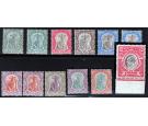 SG24-33. 1904 Set of 10. Delightful fresh mint...