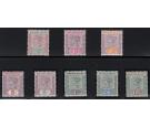 SG1-9. 1900 Set of 9. Choice superb fresh mint...