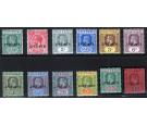 SG71s-84s. 1913 Set of 12. 'SPECIMEN'. Very fine fresh mint...