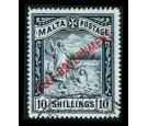 SG105 1922 10/- Blue-black. Superb fine used...