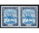 SG110a. 1948 20p Pale blue and deep blue. Chalk-surfaced paper.
