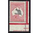 SG114. 1930 £2 Black and rose. Gorgeous sheet marginal mint...