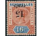 SG18a. 1893 15c on 16c 'Surcharge Inverted'. Brilliant fresh min