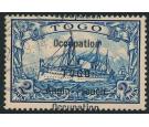 SG H11a. 1914 2m Blue 'Overprint Double'. Devastationally Rare..