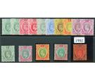 SG33-44. 1907 Set of 12 plus all shades. Superb fresh mint...