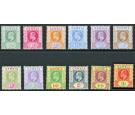 SG45-56. 1902 Set of 12. Superb mint...