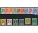 SG15-29. 1921 Set of 15. Superb fresh mint...