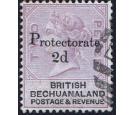 SG42b. 1888 2d on 2d Lilac and black. Curved foot to "2". Except