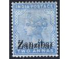 SG7m. 1895 2a Blue. 'Overprint Double'. Superb mint...