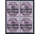 SG12. 1900 3d on 1d Lilac.  A magnificent mint block...