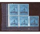 SG18. 1900 1d Deep blue/blue.  A magnificent, full corner sheet.