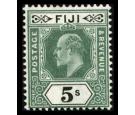 SG113. 1903 5/- Green and black. Superb fresh mint...