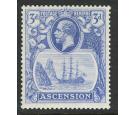 SG14a. 1924 3d Blue. 'Broken Mainmast'. Superb U/M mint...