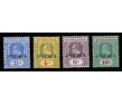 SG64s-70s. 1908 Set of 4. 'SPECIMEN'. U/M mint...