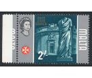 SG343b. 1965 2/- 'Gold (framework) omitted'. U/M mint...