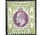 SG96. 1907 20c Purple and sage-green. Brilliant fresh mint...