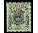 SG142a. 1906 2c Black and green. Very fine fresh mint...