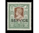 SG O27. 1939 10r Brown and myrtle. Brilliant fresh U/M mint...