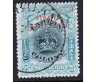 SG149a. 1907 25c Green and greeninsh blue. Superb fine used...