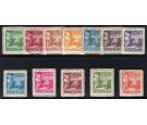 SG153-164. 1921 Set of 12. Set superb fine used on piece...