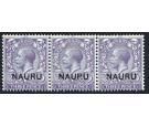 SG7a. 1916 3d Bluish violet. "NAUP.U" Error. Superb mint, centre