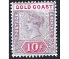 SG23. 1889 10s Dull mauve and red. Superb mint with exceptional 