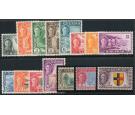 SG171-185. 1950 Set of 15. Brilliant U/M mint...