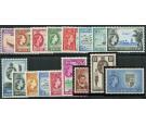 SG82-96. 1956 Set of 17. Post Office fresh U/M mint...