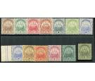 SG77-87. 1922 Set of 12 Superb fresh mint...