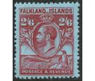 SG123. 1929. 2/6 Carmine/blue. Superb fresh mint...