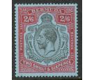 SG89g. 1929 2/6 Black and red/blue. Superb fresh mint...