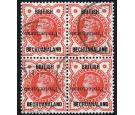 SG54a. 1890 1/2d Vermilion. 'Overprint Inverted'. Choice fine us