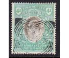 SG12. 1903 4r Grey and emerald-green. Superb fine used...