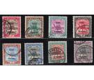 SG A5-A13. 1906 Set of 8. Very fine used...