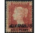 SG9aa. 1881 1/2d on 1d Red 'Surcharge Double'. Very fine mint...