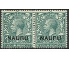 SG8a. 1916 4d Slate-green. "NAUP.U" Error. Very fine mint, in pa