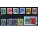 SG H34-H46. 1915 Set of 12. Superb fine used...