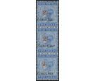 SG38-39. 1898 2 1/2 on 1a Dull blue. Unmounted strip with both..