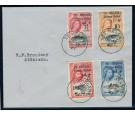 SG172-175. 1961 'Tristan Relief' set on local F.D.C...