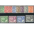 SG93-104. 1938 Set of 12. Post Office fresh U/M mint...