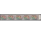 SG121a. 1965 20c Orchid 'Bright Purple Omitted' U/M Strip...