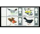 SG696ag. 1966 Birds. Multicoloured. Bright blue Omitted. U/M se-