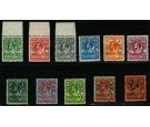 SG116s-126s. 1929 Set of 11. A superb 'SPECIMEN' set...